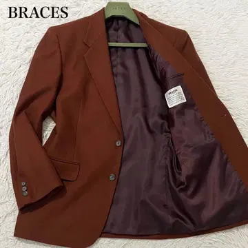 레어 브레이스 BRACES 테일러드 자켓 블레이저 브라운 L