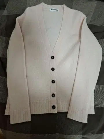 JIL SANDER 핑크 가디건 긴팔