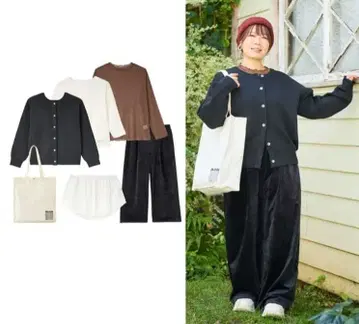 오카다 유리 해피 백 블랙 3L 6세트