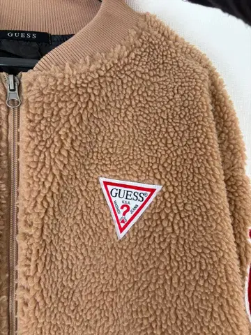 GUESS 보아 자켓 베이지 사용감 없는 새상품급