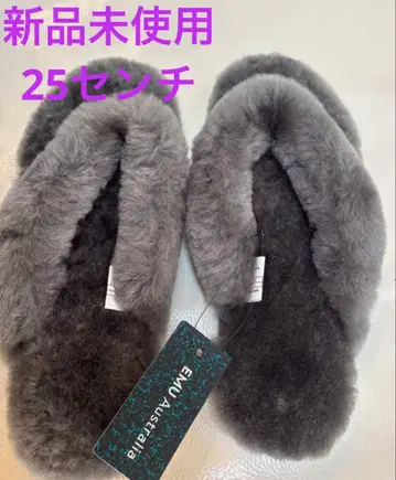 [ 새상품 ] EMU Australia 무스탕 퍼 샌들 Mayberry