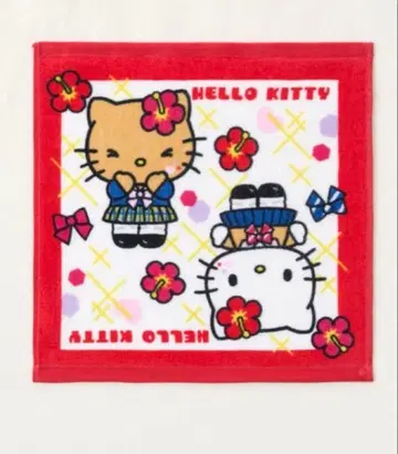 헬로키티 타월