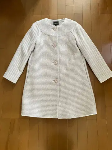 Demi-Luxe BEAMS 라이트 그레이 코트 36