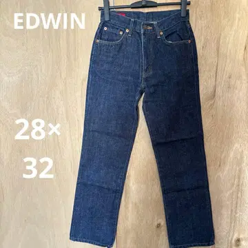 다크 블루 스트레이트 데님 EDWIN