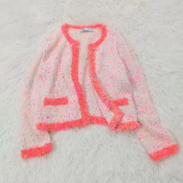 ZARA 자라 팬시얀 니트 가디건 S
