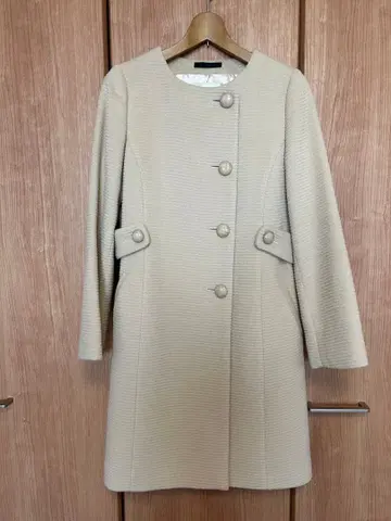 ROPE 로페 노카라 코트 사이즈 38