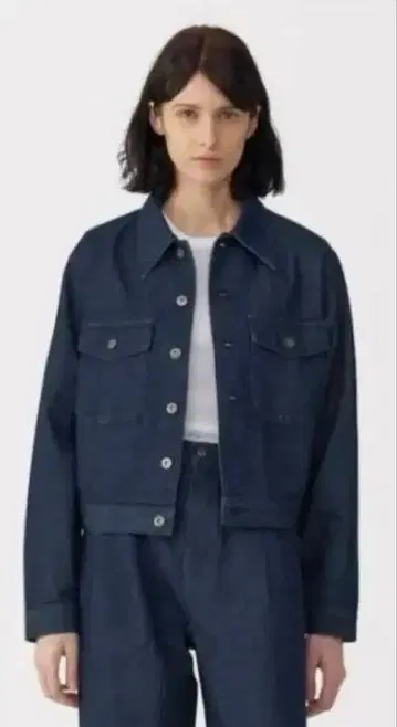 MUJI Labo 와시콘 데님 자켓 XL