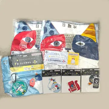 [ 이치방 사쿠라 복권 ] 후드 부착 타월 x 2개 수요일의 고양이 세트