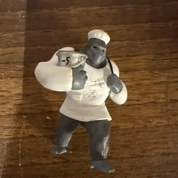 셰프 고릴라 피규어 냄비 포함