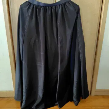 블랙 플레어 스커트 M