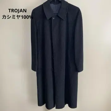 TROJAN 남성용 캐시미어 코트