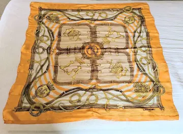 Lancel 실크 스카프 오렌지