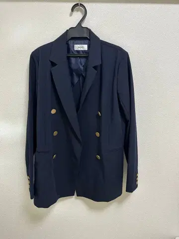 SNIDEL 네이비 더블 브레스트 자켓