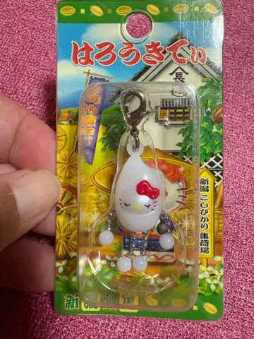 지역 한정 헬로키티 니가타 한정판 쌀 아크릴 키링 2004