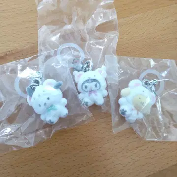 산리오 메지루시 액세서리 후와후와 스노우