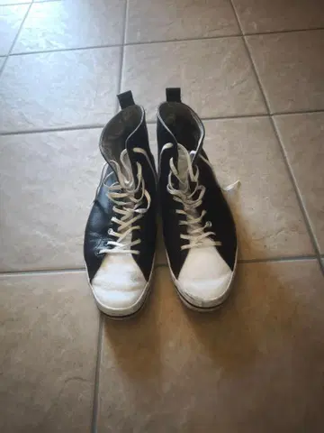 Paul Smith 하이컷 스니커즈 블랙/화이트