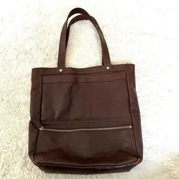 BEAMS 토트백 브라운