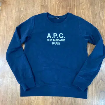 A.P.C. 네이비 크루넥 트레이닝복