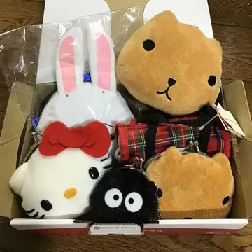 캐릭터 봉제 인형 소품함 6종 세트