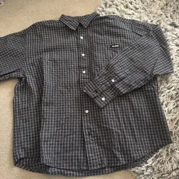 XLARGE 체크 무늬 긴팔 셔츠