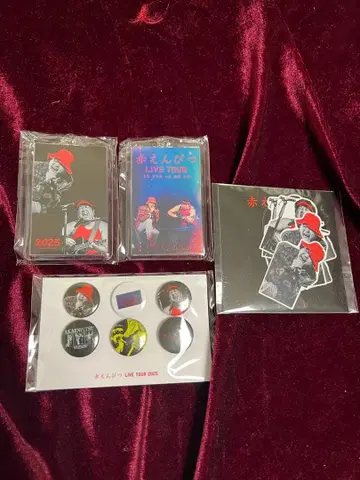 바나나맨 빨간 연필 2025 라이브 키링 스티커 배지 컴플리트