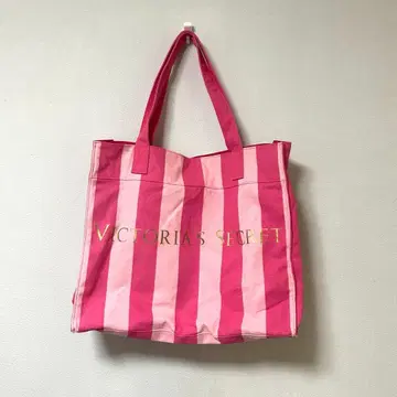 빅토리아 시크릿 토트백 핑크 스트라이프