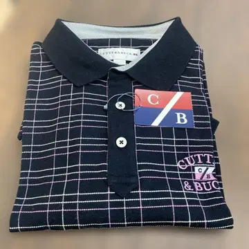 커터 앤 버크 체크 피케 셔츠 미사용품