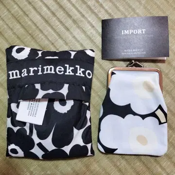 marimekko 꽃무늬 에코백과 동전 지갑