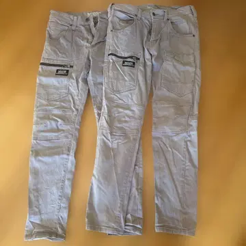 CORDURA 소재 멀티 포켓 워크 팬츠 라이트 그레이 WAGENYA M