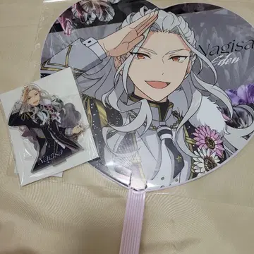 앙스타 란 나기사 스타포니 응원 부채 아크릴 스탠드 Eden