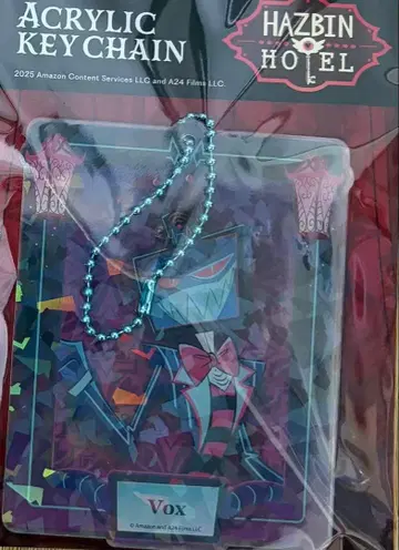 해즈빈 호텔 팝업스토어 아크릴 키링 VOX