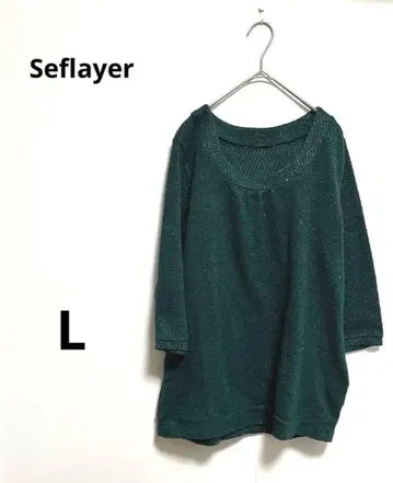 세플레 이어 튜닉 상의 루즈핏 포멀 캐주얼 비침 L