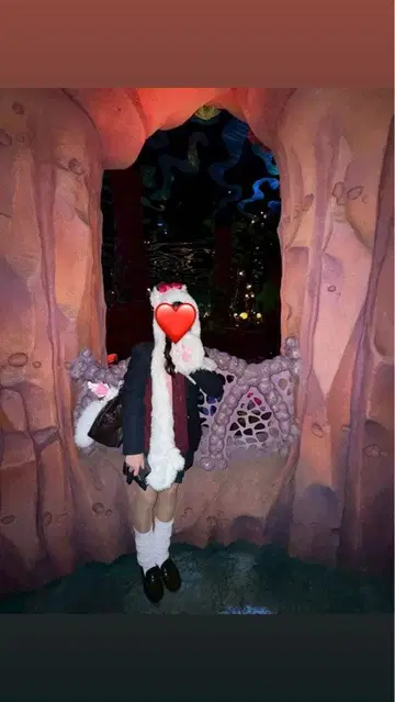 마리짱 머플러 포함 팬캡