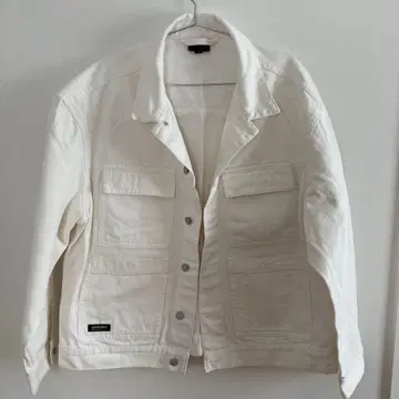 화이트 데님 자켓