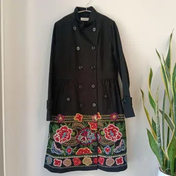 로이스 크레용/더블 브레스트 롱 코트