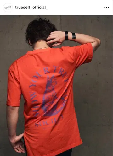 TRUE Self 20ss 그래픽T셔츠 [오렌지]