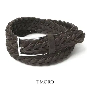 새들러스 스웨이드 메쉬 벨트 다크 브라운