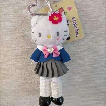 택 포함 새상품 발길이 갸루 키티 루즈삭스 키링