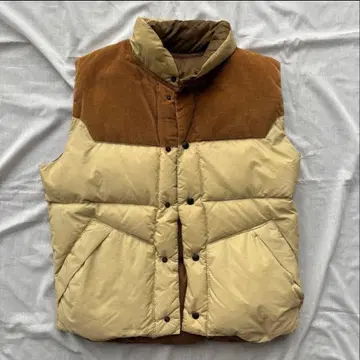 다운 베스트 코듀로이 베이지 브라운