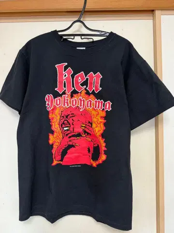 [ 켄 요코하마 ] T셔츠 블랙 M 사이즈