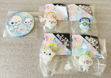 푸쿠푸쿠 아와와짱 메지루시 참 시플라 한정판 캔뱃지 세트