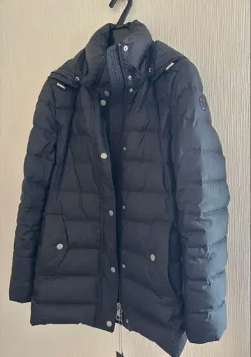 토미 힐피거 다운 자켓 블랙 M