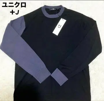 새상품 정가 15900엔 유니클로 +J 질 샌더 캐시미어 스웨터 블랙 M