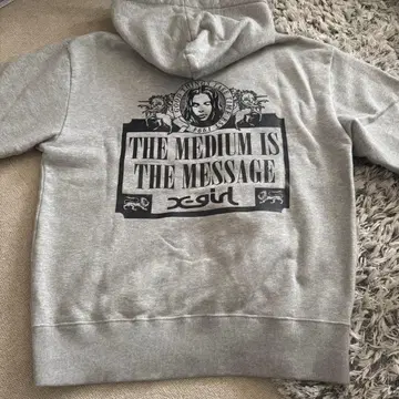 Xgirl 지퍼 후드티