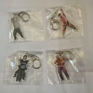 케플라 4세트 키링 포즈 캐릭터