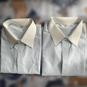 반팔 와이셔츠 2장 세트 6L