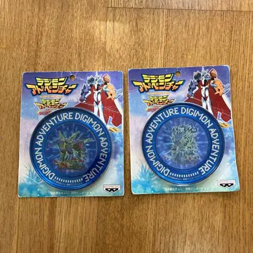 디지몬 제일복권 코스터 2장 세트