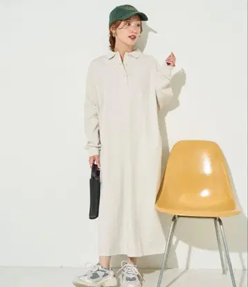 FREAK'S STORE 카라 부착 폴로 원피스 S