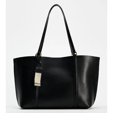 ZARA 베이직 토트백 블랙