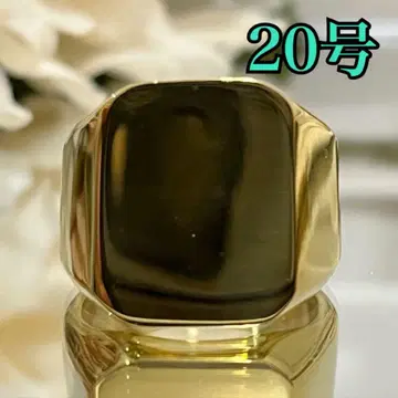 골드 반지 스퀘어 반지 [ 20호 ] 지그넷 고품질 멋짐